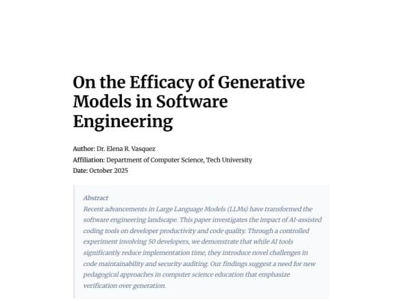 Academic Research Paper