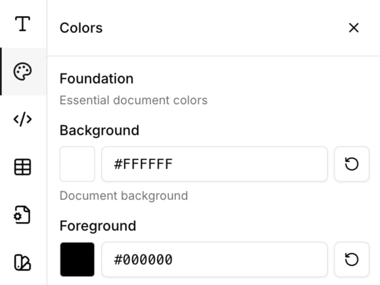 Color Themes Screenshot
